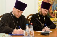 Сотрудники Информационного отдела епархии приняли участие в первом отчетном годичном собрании Синодального Информационного отдела Белорусской Православной Церкви