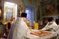 22 января Преосвященный Стефан возглавил Божественную литургию 22 января Преосвященный Стефан возглавил Божественную литургию