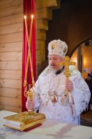 Преосвященный Стефан возглавил Божественную литургию в храме преподобного Серафима Саровского в городе Жлобине Преосвященный Стефан возглавил Божественную литургию в храме преподобного Серафима Саровского в городе Жлобине