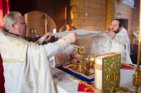 Преосвященный Стефан возглавил Божественную литургию в храме преподобного Серафима Саровского в городе Жлобине Преосвященный Стефан возглавил Божественную литургию в храме преподобного Серафима Саровского в городе Жлобине