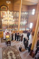 Преосвященный Стефан возглавил Божественную литургию в храме преподобного Серафима Саровского в городе Жлобине Преосвященный Стефан возглавил Божественную литургию в храме преподобного Серафима Саровского в городе Жлобине