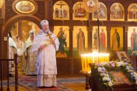 Преосвященный Стефан возглавил Божественную литургию в храме преподобного Серафима Саровского в городе Жлобине Преосвященный Стефан возглавил Божественную литургию в храме преподобного Серафима Саровского в городе Жлобине