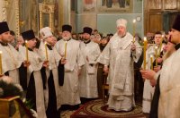 Всенощное бдение 23 января в Свято-Петро-Павловском кафедральном соборе Всенощное бдение 23 января в Свято-Петро-Павловском кафедральном соборе