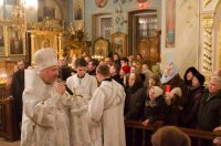 Всенощное бдение 23 января в Свято-Петро-Павловском кафедральном соборе Всенощное бдение 23 января в Свято-Петро-Павловском кафедральном соборе