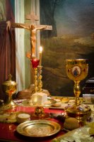 Божественная литургия в Свято-Петро-Павловском кафедральном соборе г.Гомеля