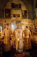 Божественная литургия в Свято-Петро-Павловском кафедральном соборе г.Гомеля