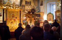 Божественная литургия в Свято-Петро-Павловском кафедральном соборе г.Гомеля