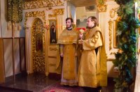 Божественная литургия в Свято-Петро-Павловском кафедральном соборе г.Гомеля