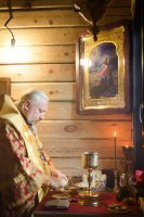 В Неделю 36-ю по Пятидесятнице Преосвященнейший Стефан возглавил Божественную Литургию в  приходе храма свв.блгг.кнн. Петра и Февронии Муромских г.Гомеля