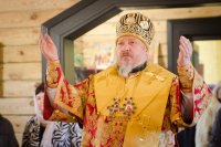 В Неделю 36-ю по Пятидесятнице Преосвященнейший Стефан возглавил Божественную Литургию в  приходе храма свв.блгг.кнн. Петра и Февронии Муромских г.Гомеля