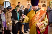 В Неделю 36-ю по Пятидесятнице Преосвященнейший Стефан возглавил Божественную Литургию в  приходе храма свв.блгг.кнн. Петра и Февронии Муромских г.Гомеля