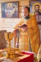 В Неделю 36-ю по Пятидесятнице Преосвященнейший Стефан возглавил Божественную Литургию в  приходе храма свв.блгг.кнн. Петра и Февронии Муромских г.Гомеля