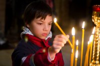 В Неделю 36-ю по Пятидесятнице Преосвященнейший Стефан возглавил Божественную Литургию в  приходе храма свв.блгг.кнн. Петра и Февронии Муромских г.Гомеля