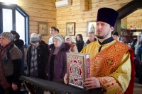 В Неделю 36-ю по Пятидесятнице Преосвященнейший Стефан возглавил Божественную Литургию в  приходе храма свв.блгг.кнн. Петра и Февронии Муромских г.Гомеля