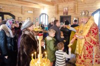 В Неделю 36-ю по Пятидесятнице Преосвященнейший Стефан возглавил Божественную Литургию в  приходе храма свв.блгг.кнн. Петра и Февронии Муромских г.Гомеля