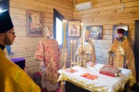 В Неделю 36-ю по Пятидесятнице Преосвященнейший Стефан возглавил Божественную Литургию в  приходе храма свв.блгг.кнн. Петра и Февронии Муромских г.Гомеля