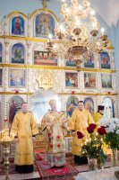 Божественная литургия в день памяти Собора Вселенских учителей и святителей Василия Великого, Григория Богослова и Иоанна Златоустого