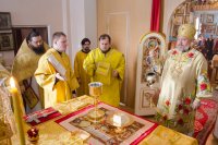 Божественная литургия в день памяти Собора Вселенских учителей и святителей Василия Великого, Григория Богослова и Иоанна Златоустого