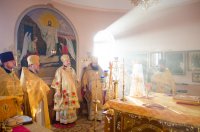 Божественная литургия в день памяти Собора Вселенских учителей и святителей Василия Великого, Григория Богослова и Иоанна Златоустого