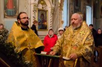 Божественная литургия в Свято-Петро-Павловском кафедральном соборе г.Гомеля