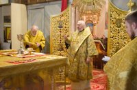 Божественная литургия в Свято-Петро-Павловском кафедральном соборе г.Гомеля