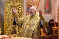 Божественная литургия в Свято-Петро-Павловском кафедральном соборе г.Гомеля