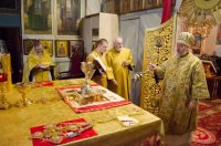 Божественная литургия в Свято-Петро-Павловском кафедральном соборе г.Гомеля