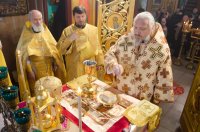 Божественная литургия в предпразднство Сретения Господня