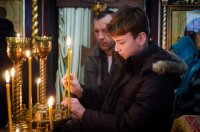 Божественная литургия в предпразднство Сретения Господня