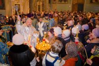 Всенощное бдение в канун праздника Сретения Господня Всенощное бдение в канун праздника Сретения Господня