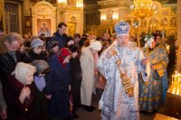 Всенощное бдение в канун праздника Сретения Господня Всенощное бдение в канун праздника Сретения Господня