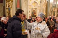 Всенощное бдение в канун праздника Сретения Господня Всенощное бдение в канун праздника Сретения Господня