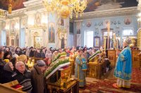 Божественная литургия в праздник Сретения Господня