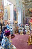 Божественная литургия в праздник Сретения Господня