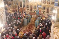 Божественная литургия в праздник Сретения Господня