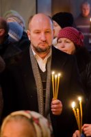 Божественная литургия в праздник Сретения Господня