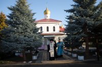 Преосвященнейший Стефан возглавил чин освящения крестов в храме св.вмч.Георгия Победоносца г.Гомеля