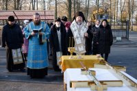 Преосвященнейший Стефан возглавил чин освящения крестов в храме св.вмч.Георгия Победоносца г.Гомеля