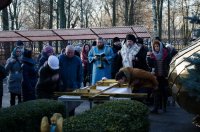 Преосвященнейший Стефан возглавил чин освящения крестов в храме св.вмч.Георгия Победоносца г.Гомеля