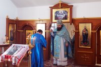 Архимандрит Амвросий (Шевцов) возглавил Божественную литургию в храме, расположенном на территории женской исправительной колонии № 4 Архимандрит Амвросий (Шевцов) возглавил Божественную литургию в храме, расположенном на территории женской исправительной колонии № 4