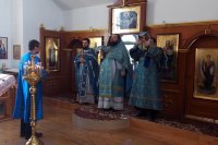 Архимандрит Амвросий (Шевцов) возглавил Божественную литургию в храме, расположенном на территории женской исправительной колонии № 4 Архимандрит Амвросий (Шевцов) возглавил Божественную литургию в храме, расположенном на территории женской исправительной колонии № 4