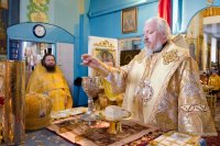 Божественная литургия в день памяти преподобного Варсонофия Великого