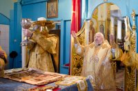 Божественная литургия в день памяти преподобного Варсонофия Великого