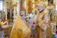 Божественная литургия в день памяти преподобного Варсонофия Великого