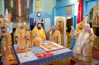 Божественная литургия в день памяти преподобного Варсонофия Великого