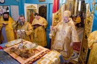 Божественная литургия в день памяти преподобного Варсонофия Великого