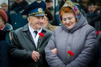 Преосвященнейший Стефан принял участие в торжественном митинге ко Дню защитников Отечества и Вооруженных Сил Беларуси