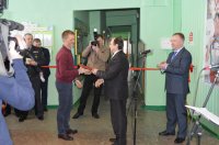 Открытии тренажёрного зала в Речицкой СДЮШОР № 1