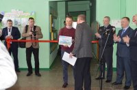 Открытии тренажёрного зала в Речицкой СДЮШОР № 1