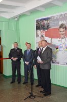 Открытии тренажёрного зала в Речицкой СДЮШОР № 1